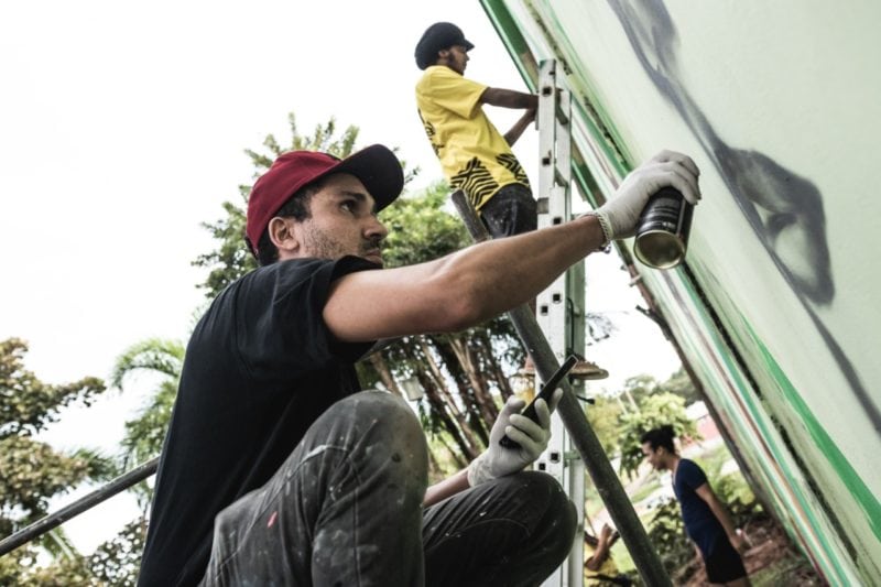 RB grafite 2019, grafiteiro Matias Souza Foto: Ascom